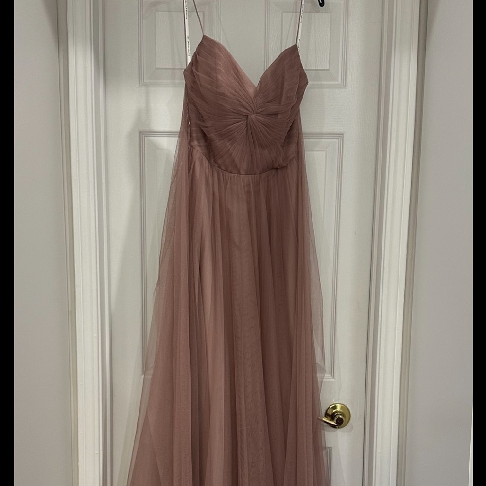 Watters tulle dress 02308R mauve us size 4 never worn